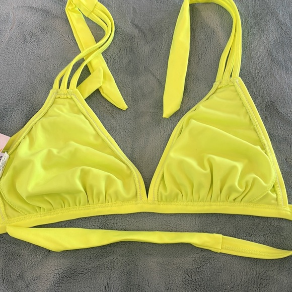 NWT Ujena Neon yellow bikini top - Picture 4 of 4